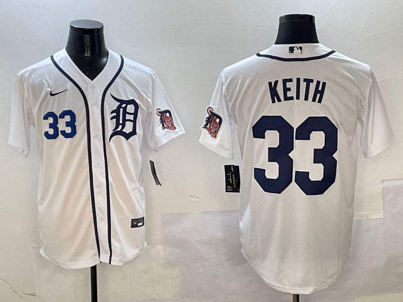 Men Detroit Tigers #33 Keith White Game 2025 Nike MLB Jersey style 2->detroit tigers->MLB Jersey
